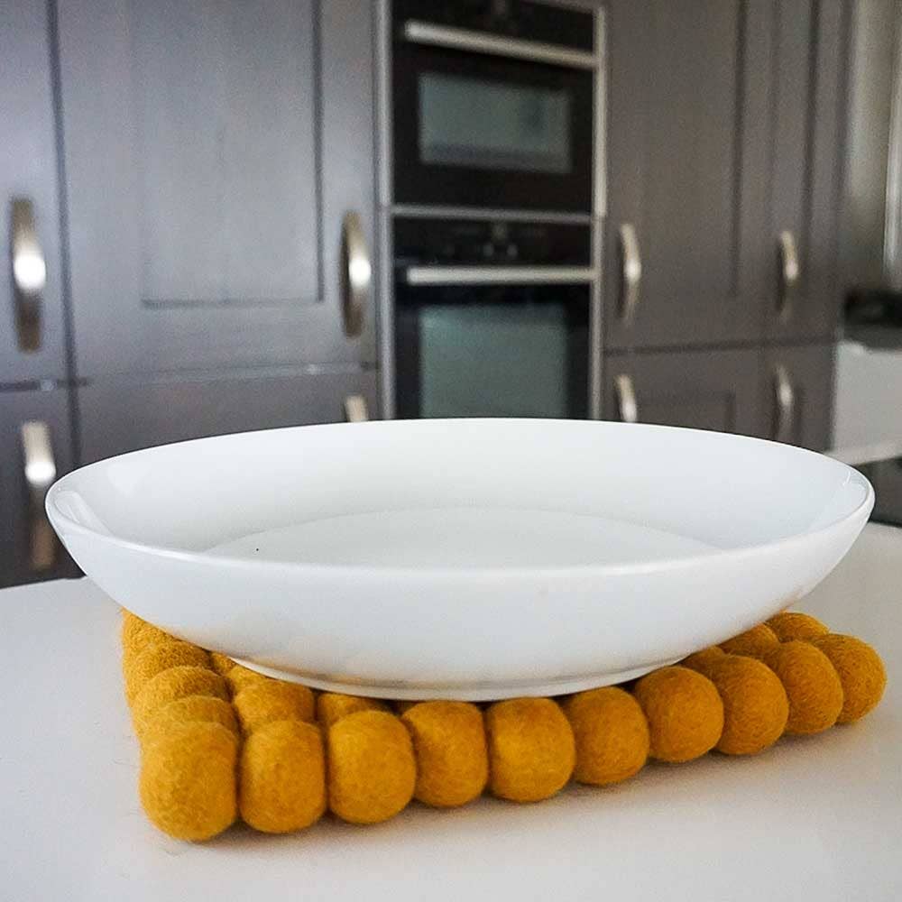 Fairtrade Wool Felt Square Trivet/Placemat