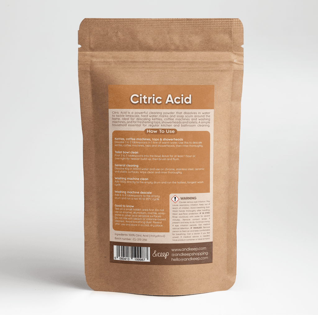 Citric Acid Limescale Remover & Descaler