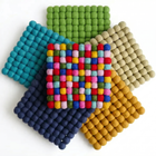 Fairtrade Wool Felt Square Trivet/Placemat