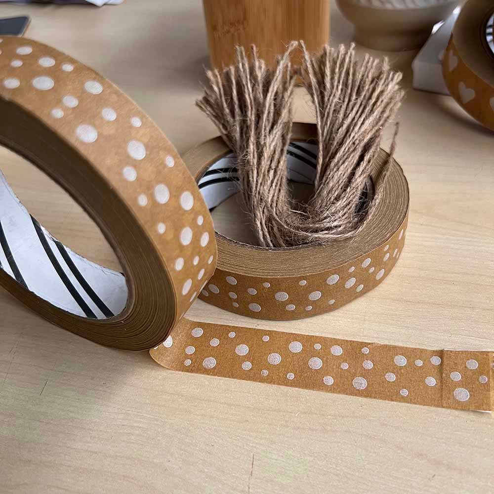 Polka Dot Biodegradable Paper Tape