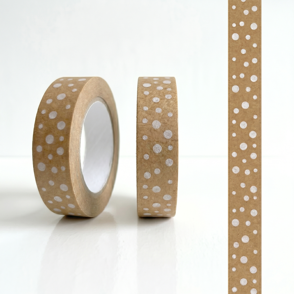 Polka Dot Biodegradable Paper Tape