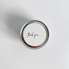 'Thank You' Scented Soy Travel Tin Candle