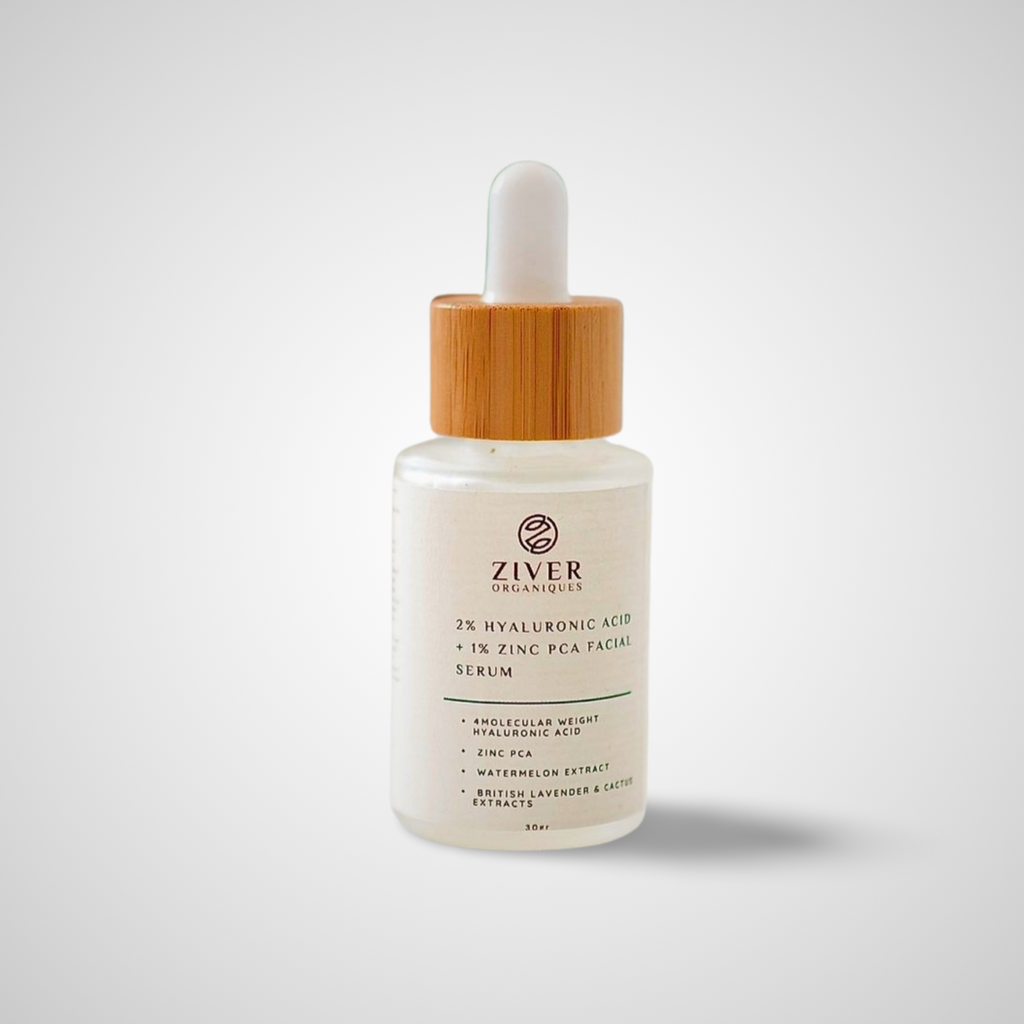 Hyaluronic Acid Hydrating Face Serum with Zinc