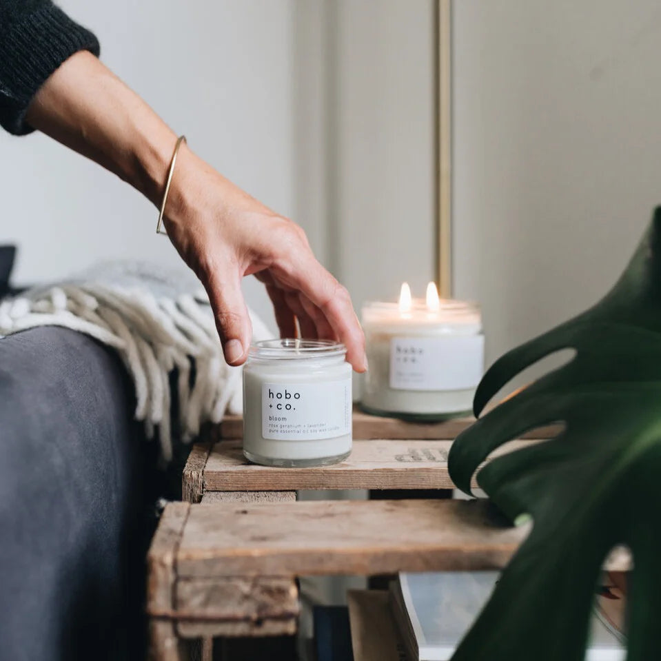 Bloom Essential Oil Aromatherapy Candle